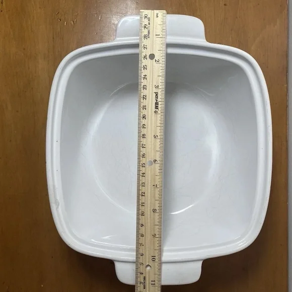 Corelle Coordinates Black Simple Lines Stoneware 2 1/2 Quart Casserole Dish /Lid - Picture 8 of 10